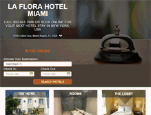 Tablet Screenshot of laflorahotelmia.com